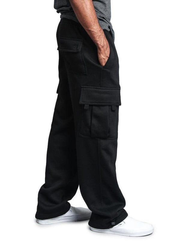 Solid Color Cargo Pants