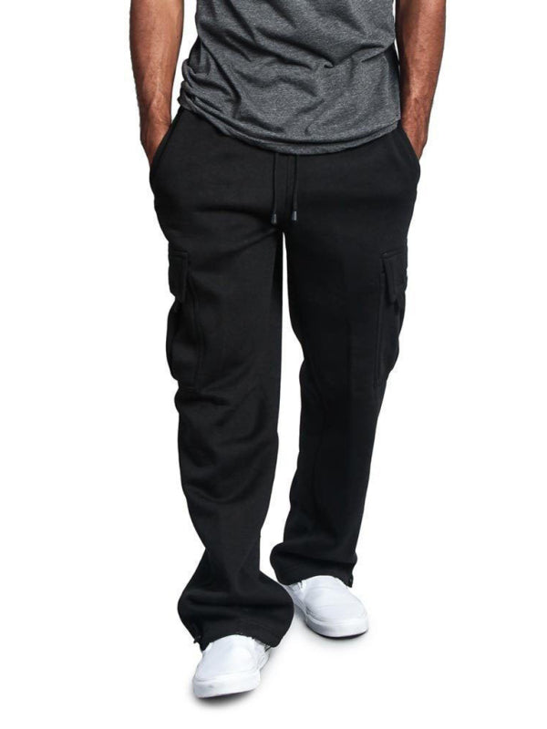 Solid Color Cargo Pants