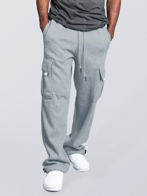 Solid Color Cargo Pants