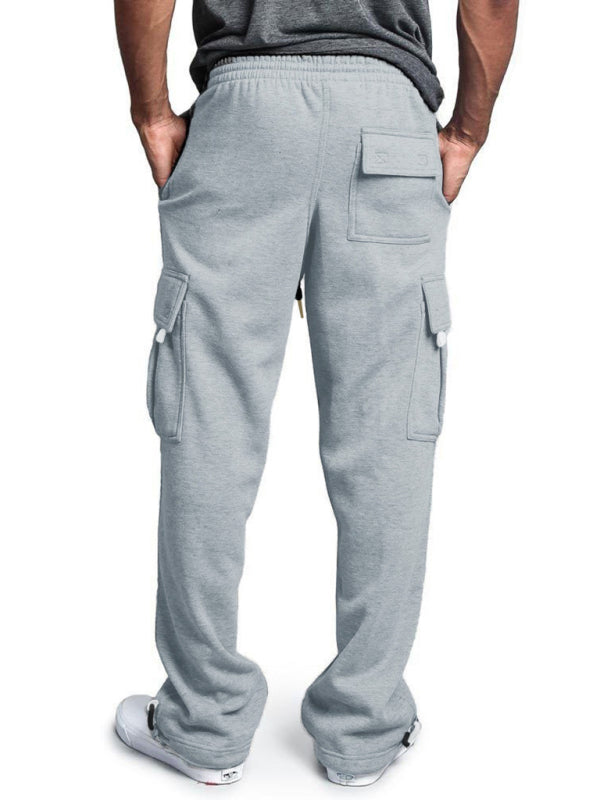 Solid Color Cargo Pants