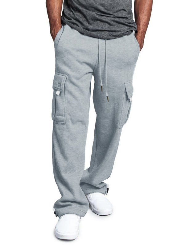 Solid Color Cargo Pants