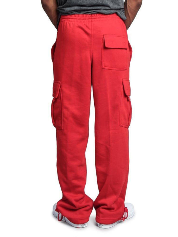 Solid Color Cargo Pants