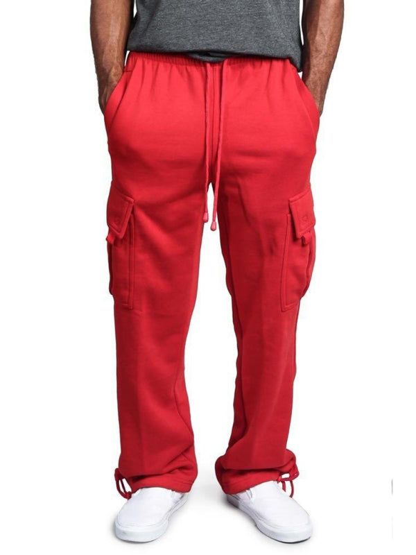 Solid Color Cargo Pants