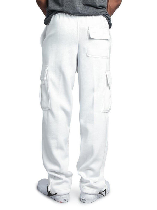 Solid Color Cargo Pants