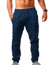 Solid Loose-Fitting Casual Pants