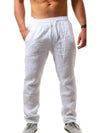 Solid Loose-Fitting Casual Pants