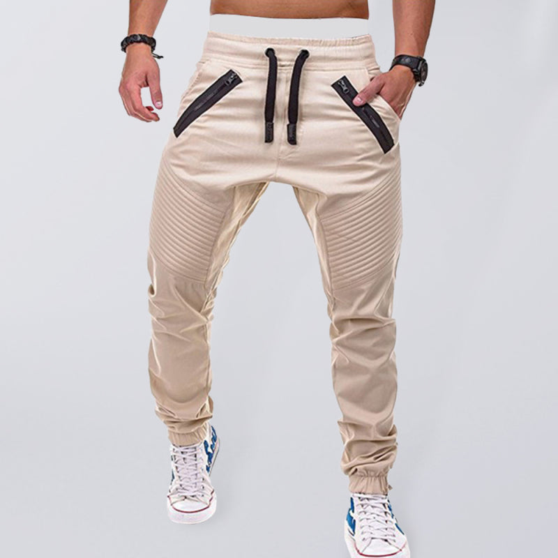 Zipped Casual Pants