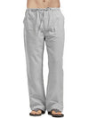 Men's Woven Linen Casual Pants