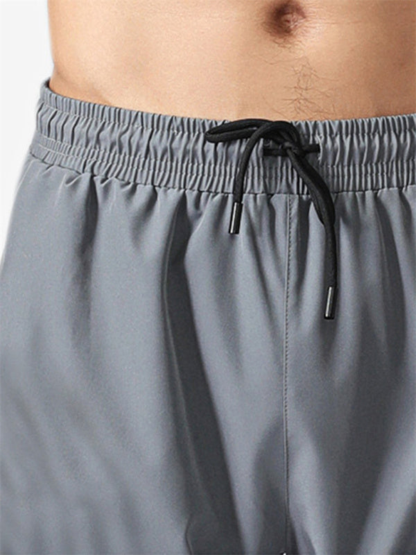 Ice silk Drawstring Athletic Pants