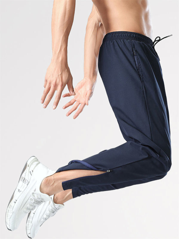 Ice silk Drawstring Athletic Pants