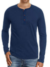 Casual Button Henley Long Sleeve