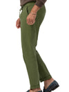 Straight Solid Casual Pants