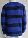 Striped Round Neck Knitted Sweater