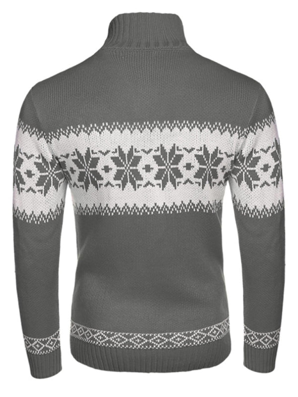 Knit Shawl-Collar Men's Sweater