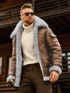 Men's Shearling Leather Jacket