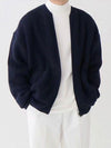 Solid Casual Knitted Cardigan Sweater