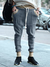 Drawstring Block Knitted Pants