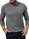 Simple Collared Long-sleeve T-shirt