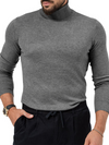 Simple Collared Long-sleeve T-shirt