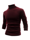 Simple Collared Long-sleeve T-shirt