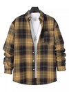 Plaid Long-Sleeved Casual Shirt