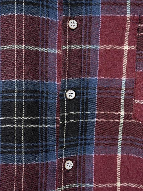 Plaid Long-Sleeved Casual Shirt