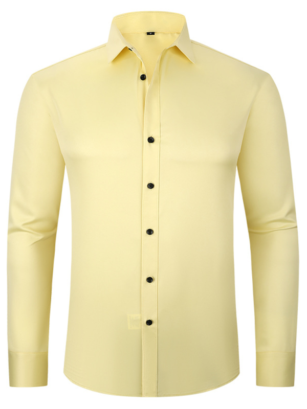 Non-Iron Wrinkle-Resistant Long-Sleeve Shirt