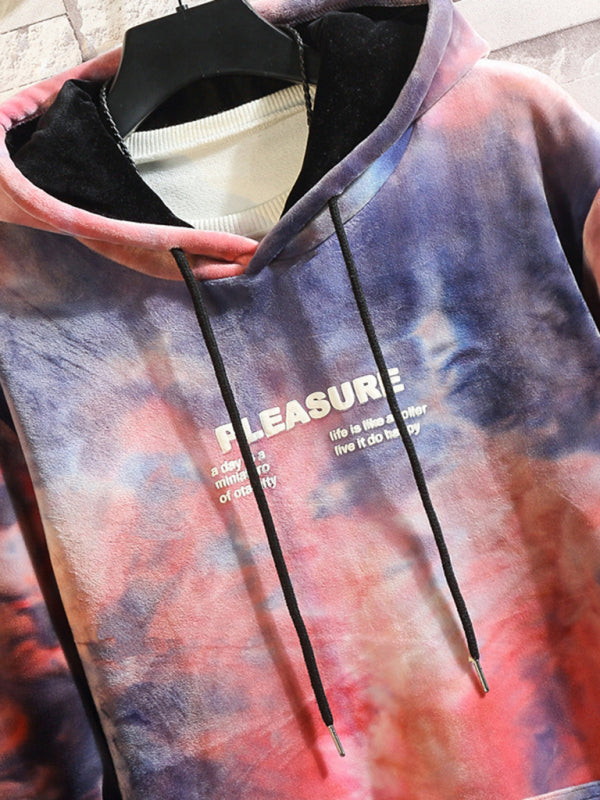 Tie-Dye Padded Sweatshirt