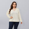 Crisscross V-Neck Top