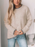 Casual Stitched Hem Sweater