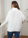 Asymmetric Button Sweater