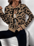 Leopard Bow Cardigan Sweater