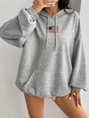 American Flag Hooded Sweatshirt