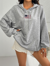 American Flag Hooded Sweatshirt