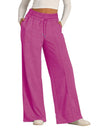 Solid Wide Leg Casual Pants