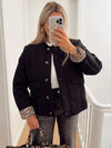 Quilted Leopard Retro Casual Jacket