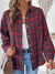 Retro Casual Plaid Shirt Jacket