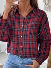 Retro Casual Plaid Shirt Jacket