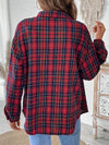 Retro Casual Plaid Shirt Jacket