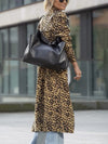 Leopard Trench Coat