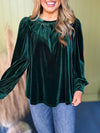 Solid Velvet Top