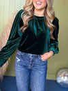 Solid Velvet Top