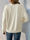 Casual Hollow Stitched Top