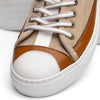 LANDO Sueded Calfskin Sneaker Taupe