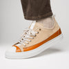 LANDO Sueded Calfskin Sneaker Taupe