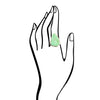 Lime Turquoise Statement Ring