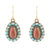 Little Sedona Turquoise and Goldstone Earrings