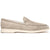 Sueded Italian Goatskin Loafer Bone