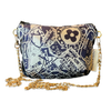 Travel Stamps Vintage Silk Scarf Crossbody Bag