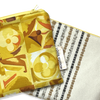 Au Fils du Temps Logo Vintage Silk Scarf Wristlet Bag